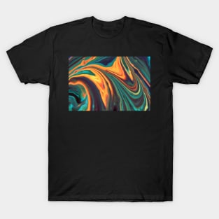 Mixing paints and colors, modern art T-Shirt